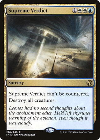 Supreme Verdict [Iconic Masters] | Sanctuary Gaming