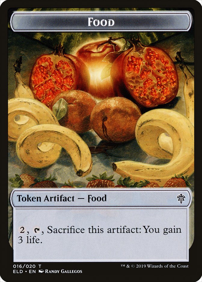 Food (016/020) [Throne of Eldraine Tokens] | Sanctuary Gaming