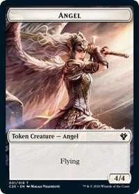 Angel // Elemental (010) Double-sided Token [Commander 2020 Tokens] | Sanctuary Gaming