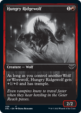 Hungry Ridgewolf [Innistrad: Double Feature] | Sanctuary Gaming