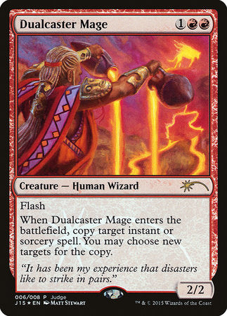 Dualcaster Mage [Judge Gift Cards 2015] | Sanctuary Gaming