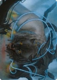 Bind the Monster Art Card [Kaldheim: Art Series] | Sanctuary Gaming