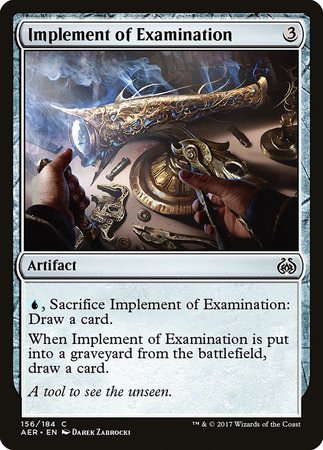 Implement of Examination [Aether Revolt] | Sanctuary Gaming