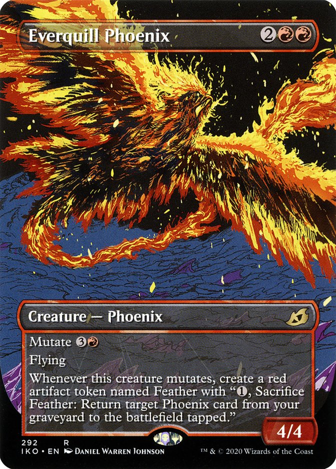 Everquill Phoenix (Showcase) [Ikoria: Lair of Behemoths] | Sanctuary Gaming