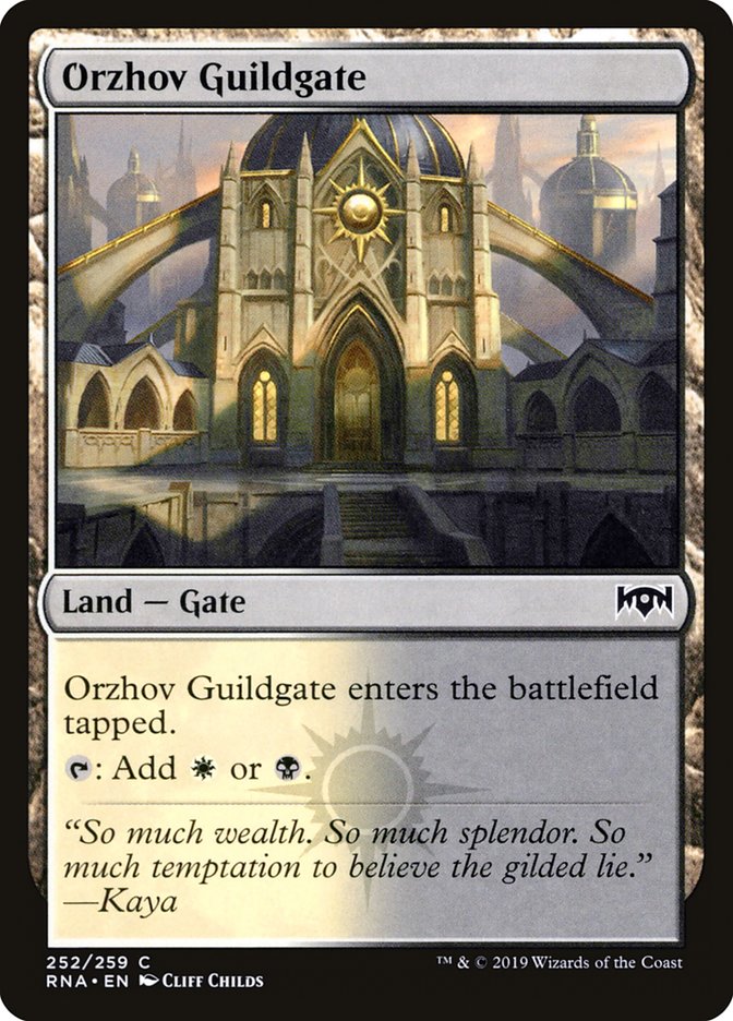 Orzhov Guildgate (252/259) [Ravnica Allegiance] | Sanctuary Gaming