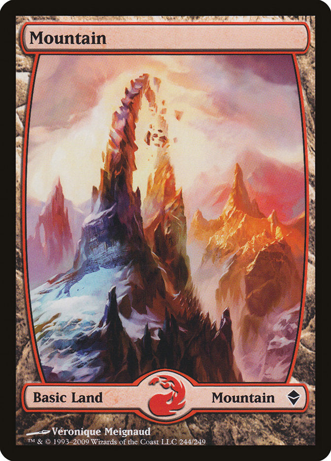 Mountain (244) [Zendikar] | Sanctuary Gaming