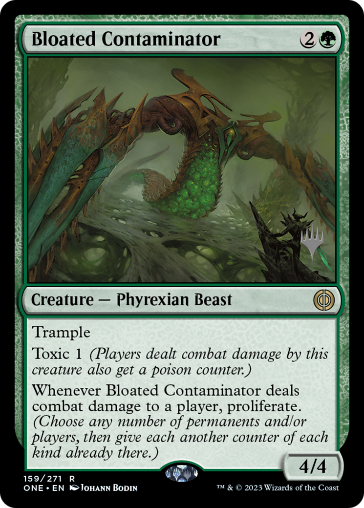 Bloated Contaminator (Promo Pack) [Phyrexia: All Will Be One Promos] | Sanctuary Gaming
