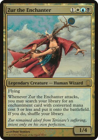 Zur the Enchanter (Commander's Arsenal) [Commander's Arsenal Oversized] | Sanctuary Gaming