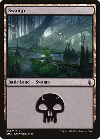 Swamp (302) [Commander Anthology] | Sanctuary Gaming