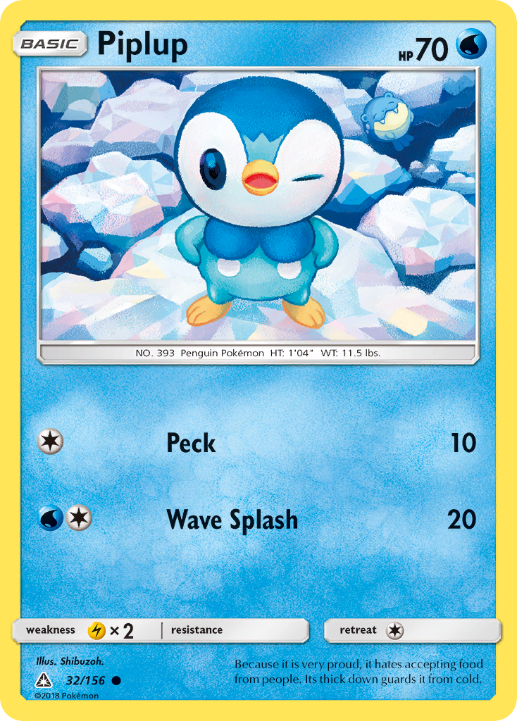 Piplup (32/156) [Sun & Moon: Ultra Prism] | Sanctuary Gaming