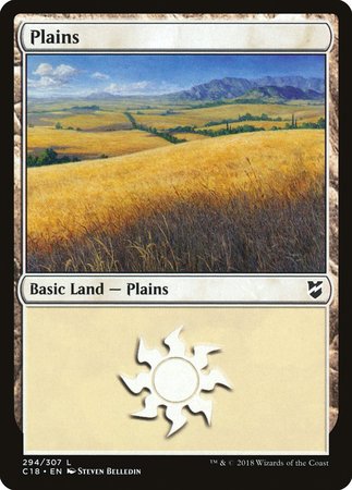 Plains (294) [Commander 2018] | Sanctuary Gaming