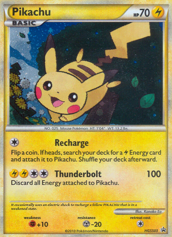 Pikachu (HGSS03) [HeartGold & SoulSilver: Black Star Promos] | Sanctuary Gaming