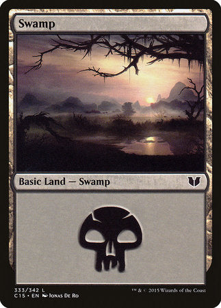 Swamp (333) [Commander 2015] | Sanctuary Gaming