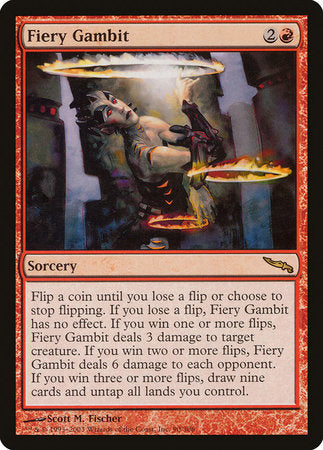 Fiery Gambit [Mirrodin] | Sanctuary Gaming