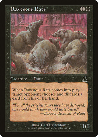 Ravenous Rats [Urza's Destiny] | Sanctuary Gaming