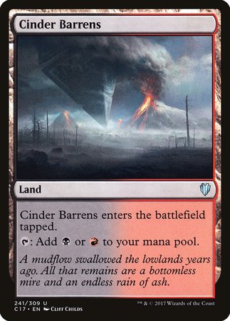 Cinder Barrens [Commander 2017] | Sanctuary Gaming