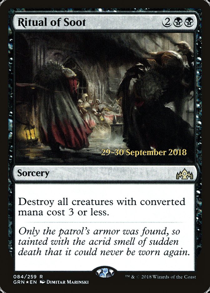 Ritual of Soot  [Guilds of Ravnica Prerelease Promos] | Sanctuary Gaming