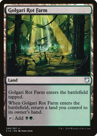 Golgari Rot Farm [Commander 2018] | Sanctuary Gaming
