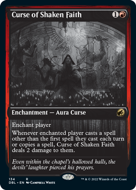 Curse of Shaken Faith [Innistrad: Double Feature] | Sanctuary Gaming