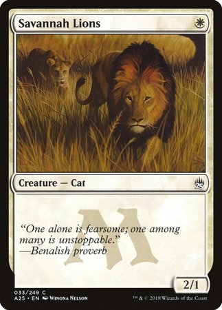 Savannah Lions [Masters 25] | Sanctuary Gaming