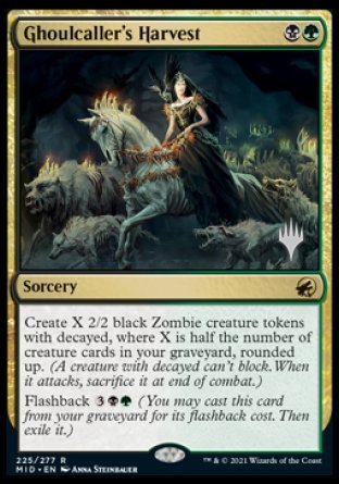 Ghoulcaller's Harvest (Promo Pack) [Innistrad: Midnight Hunt Promos] | Sanctuary Gaming