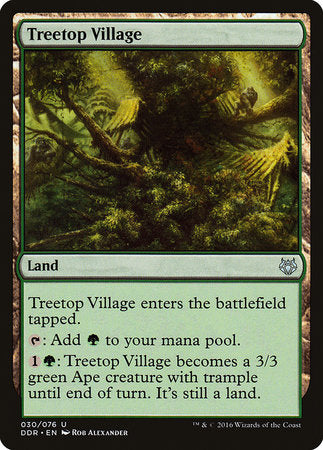 Treetop Village [Duel Decks: Nissa vs. Ob Nixilis] | Sanctuary Gaming
