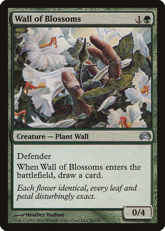 Wall of Blossoms [Planechase 2012] | Sanctuary Gaming