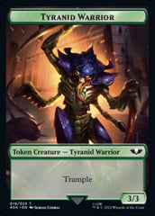 Tyranid (017) // Tyranid Warrior Double-sided Token (Surge Foil) [Universes Beyond: Warhammer 40,000 Tokens] | Sanctuary Gaming