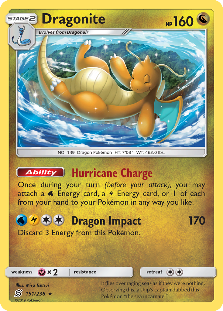 Dragonite (151/236) [Sun & Moon: Unified Minds] | Sanctuary Gaming