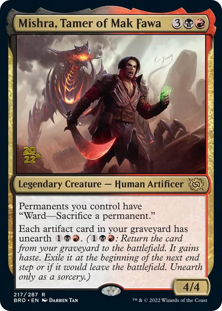 Mishra, Tamer of Mak Fawa [The Brothers' War: Prerelease Promos] | Sanctuary Gaming