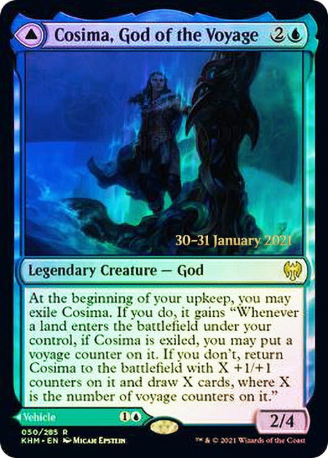 Cosima, God of the Voyage // The Omenkeel  [Kaldheim Prerelease Promos] | Sanctuary Gaming