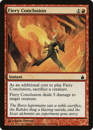 Fiery Conclusion [Ravnica: City of Guilds] | Sanctuary Gaming