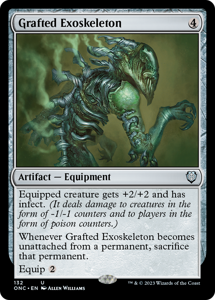 Grafted Exoskeleton [Phyrexia: All Will Be One Commander] | Sanctuary Gaming