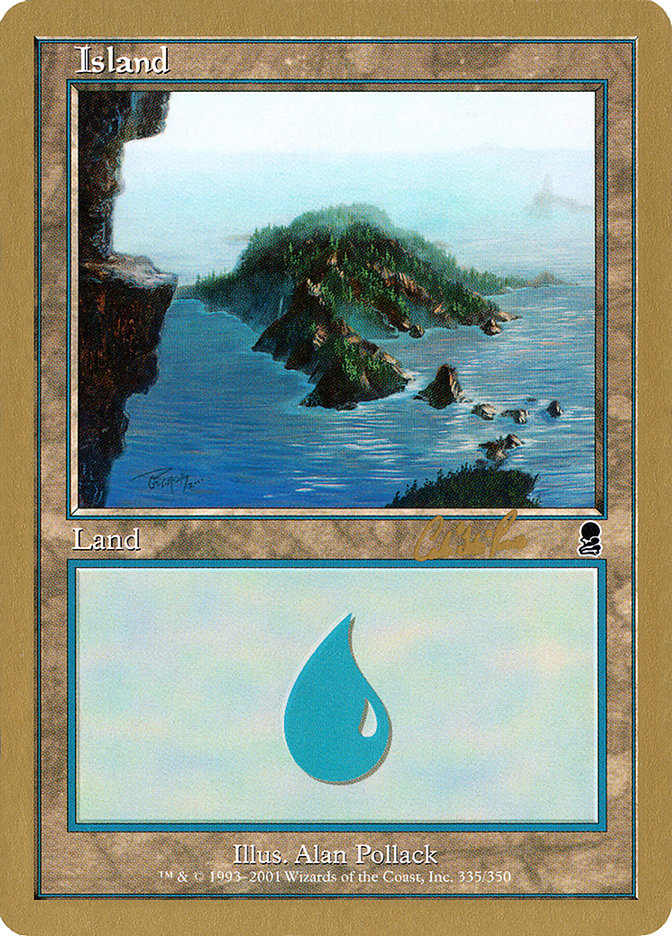 Island (cr335) (Carlos Romao) [World Championship Decks 2002] | Sanctuary Gaming
