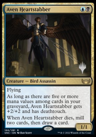 Aven Heartstabber (Promo Pack) [Streets of New Capenna Promos] | Sanctuary Gaming