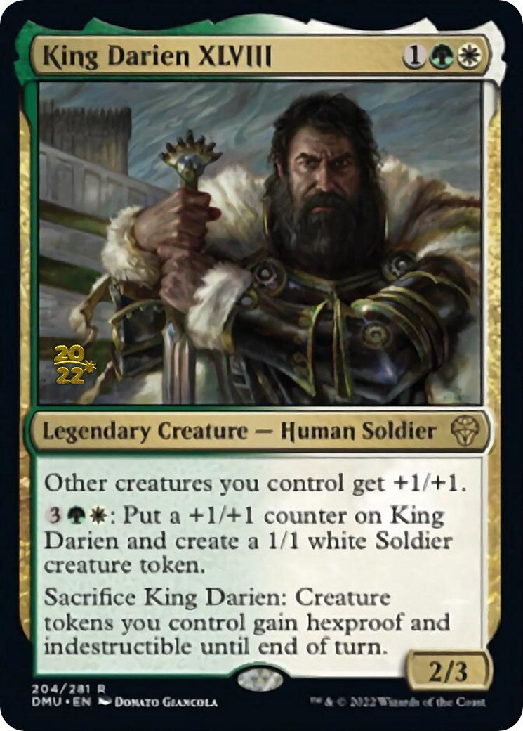 King Darien XLVIII [Dominaria United Prerelease Promos] | Sanctuary Gaming