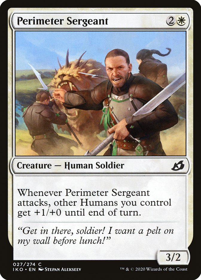 Perimeter Sergeant [Ikoria: Lair of Behemoths] | Sanctuary Gaming