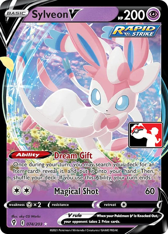 Sylveon V (074/203) [Prize Pack Series One] | Sanctuary Gaming