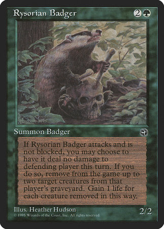 Rysorian Badger [Homelands] | Sanctuary Gaming
