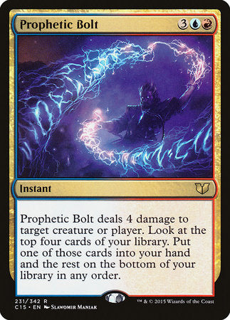Prophetic Bolt [Commander 2015] | Sanctuary Gaming