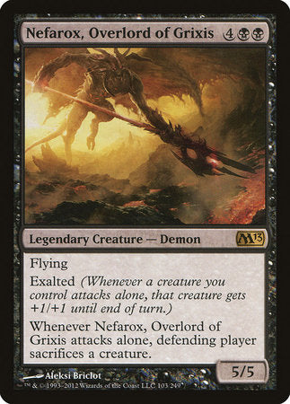 Nefarox, Overlord of Grixis [Magic 2013] | Sanctuary Gaming