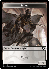 Spirit (0039) // Spider Double-Sided Token [Commander Masters Tokens] | Sanctuary Gaming