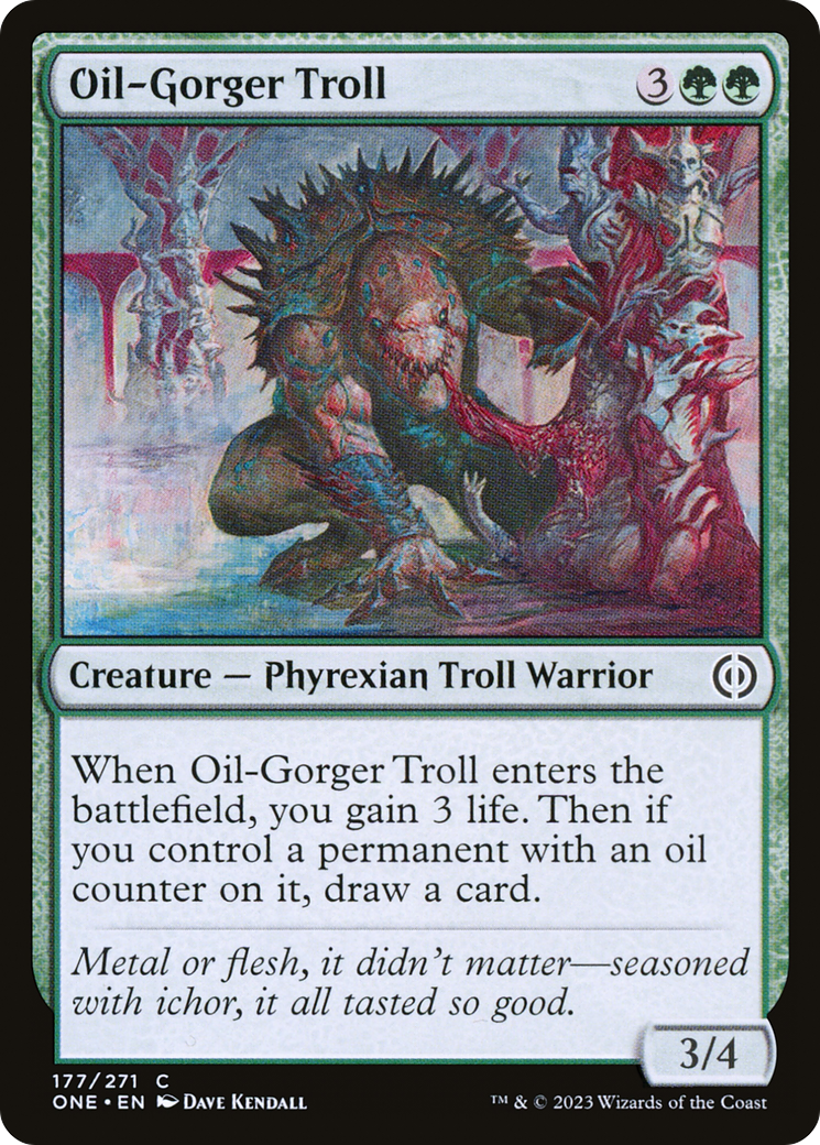 Oil-Gorger Troll [Phyrexia: All Will Be One] | Sanctuary Gaming