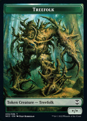 Treefolk // Spider Double-sided Token [Streets of New Capenna Commander Tokens] | Sanctuary Gaming