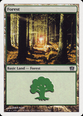 Forest (347) [Eighth Edition] | Sanctuary Gaming