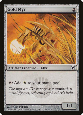 Gold Myr [Scars of Mirrodin] | Sanctuary Gaming