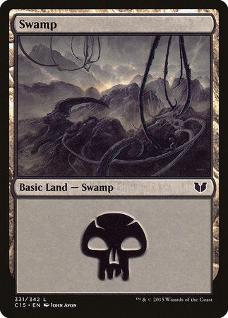 Swamp (331) [Commander 2015] | Sanctuary Gaming