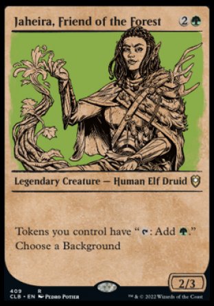 Jaheira, Friend of the Forest (Showcase) [Commander Legends: Battle for Baldur's Gate] | Sanctuary Gaming