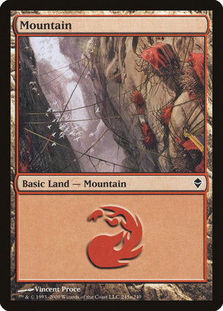 Mountain (245a) [Zendikar] | Sanctuary Gaming