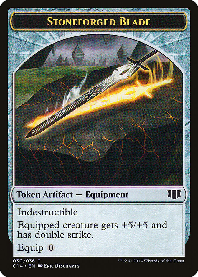 Stoneforged Blade // Germ Double-sided Token [Commander 2014 Tokens] | Sanctuary Gaming